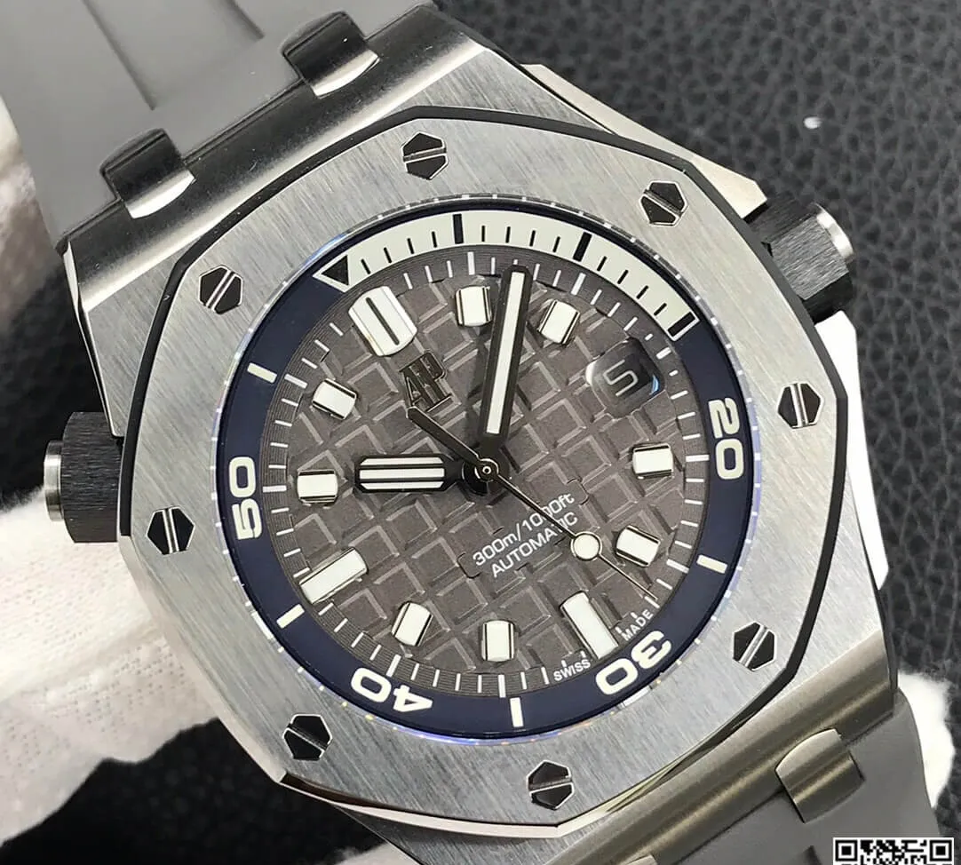 Audemars Piguet Royal Oak Offshore 15720ST.OO.A009CA.01 BF Factory 1:1 Best Edition Replica Watch Rubber Strap